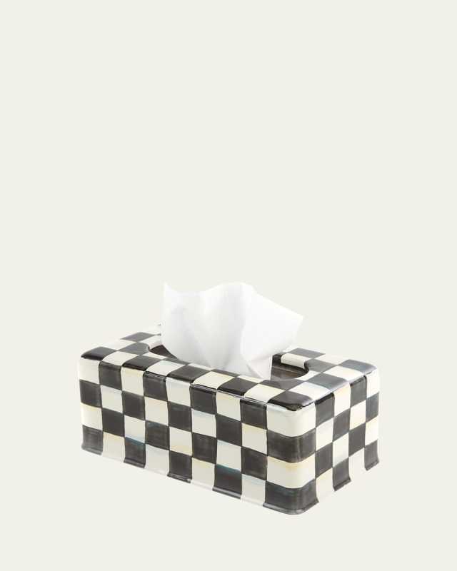 Courtly Check Long Tissue Box